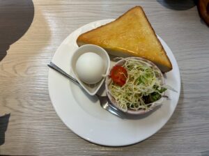 Toast + Boiled Egg + Salad